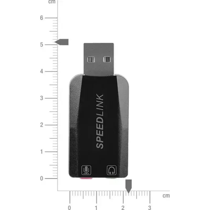 Speedlink VIGO USB-äänikortti, musta
