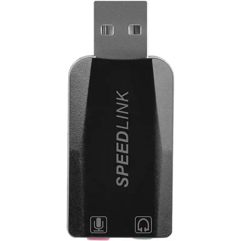Speedlink VIGO USB-äänikortti, musta