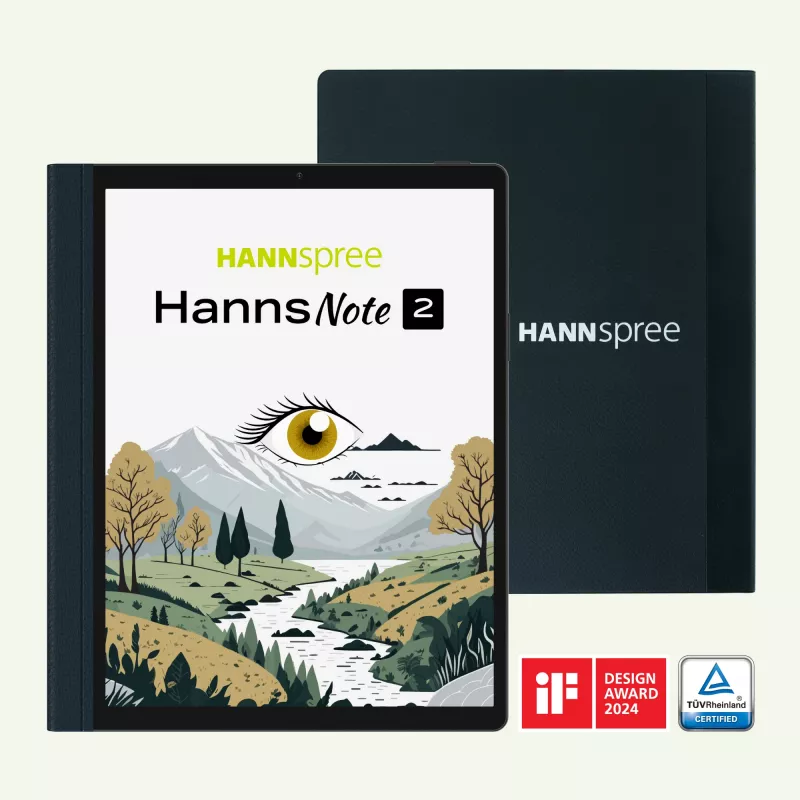 Hannspree HannsNote2 e-kirjan lukija kosketusnäyttö 64 GB Wi-Fi musta