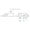ATEN SN3001P 1-porttinen suojattu RS-232-laitepalvelin PoE:lla, 100 Mbit LAN