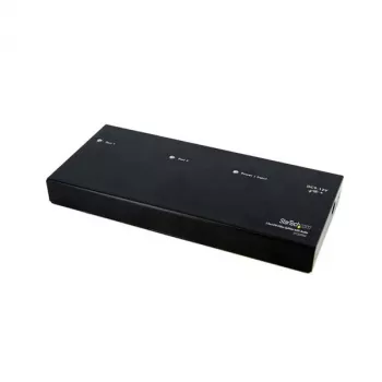 StarTech.com 2-porttinen DVI-videosplitteri äänellä – DVI, 2x DVI, 1920 x 1200 pikseliä, musta, alumiini, 10 m