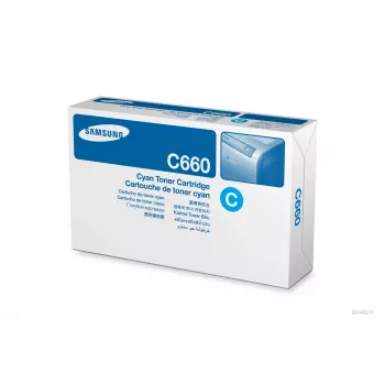 Samsung CLP-C660B syaani värikasetti suurikapasiteettinen, 2000 sivua, syaani, 1 kpl