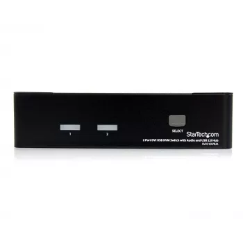 StarTech.com 2-porttinen DVI USB KVM-kytkin audio- ja USB 2.0 -keskittimellä