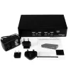StarTech.com 4-porttinen USB DisplayPort KVM-kytkin audiotuella, 3840 x 2400 pikseliä, musta
