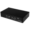 StarTech.com 4-porttinen USB DisplayPort KVM-kytkin audiotuella, 3840 x 2400 pikseliä, musta