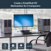 StarTech.com 4-porttinen USB DisplayPort KVM-kytkin audiotuella, 3840 x 2400 pikseliä, musta