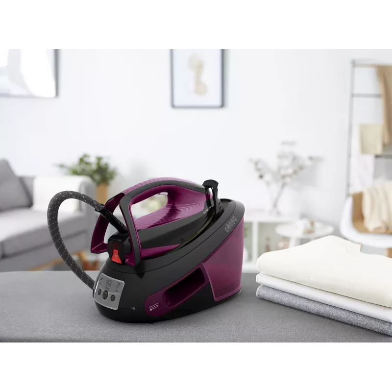 Tefal Express Vision SV8152 2800 W 1,8 l Durilium AirGlide Autoclean -silityspohja violetti, musta