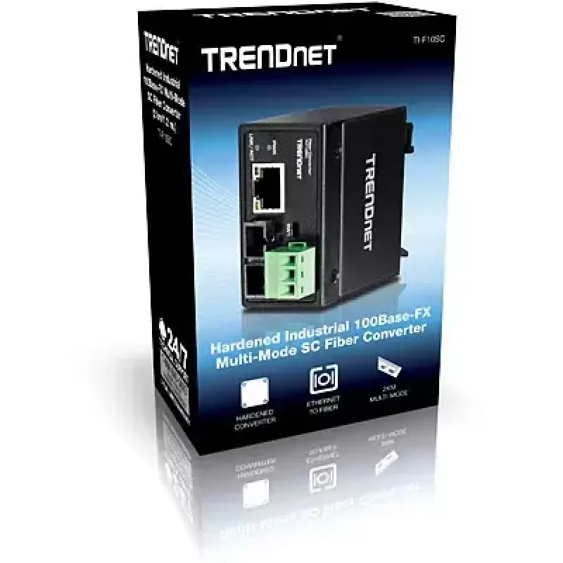 Verkon mediakonvertteri Trendnet TI-F10SC