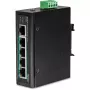 Hallitsematon kytkin Trendnet TI-PE50 Power over Ethernet musta