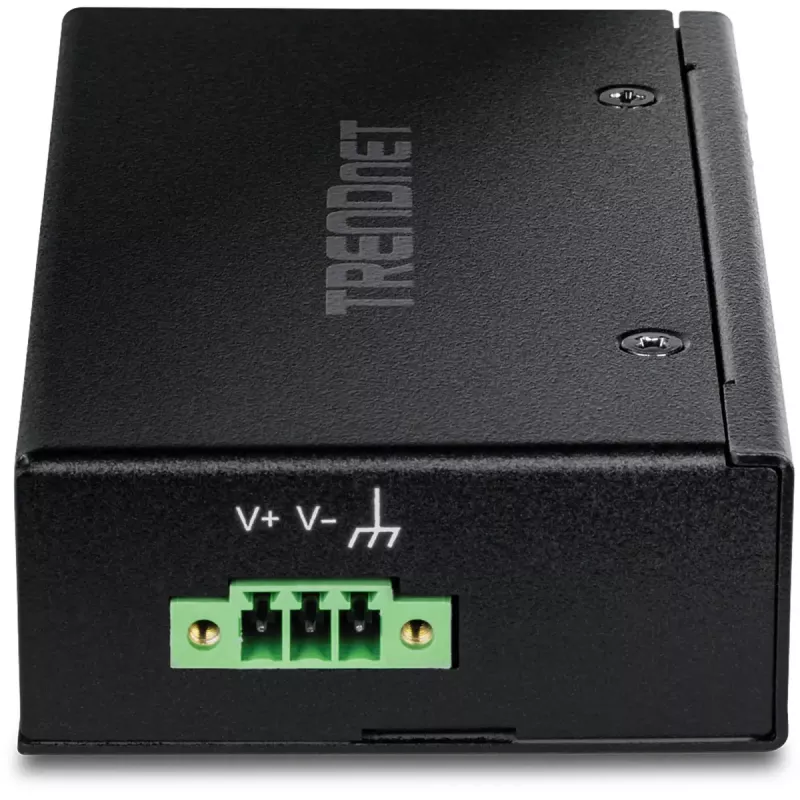 TRENDnet TI-PGLC50 Industrial hallitsematon 5-porttinen Gigabit Ethernet PoE+ -kytkin