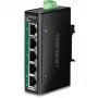 TRENDnet TI-PGLC50 Industrial hallitsematon 5-porttinen Gigabit Ethernet PoE+ -kytkin