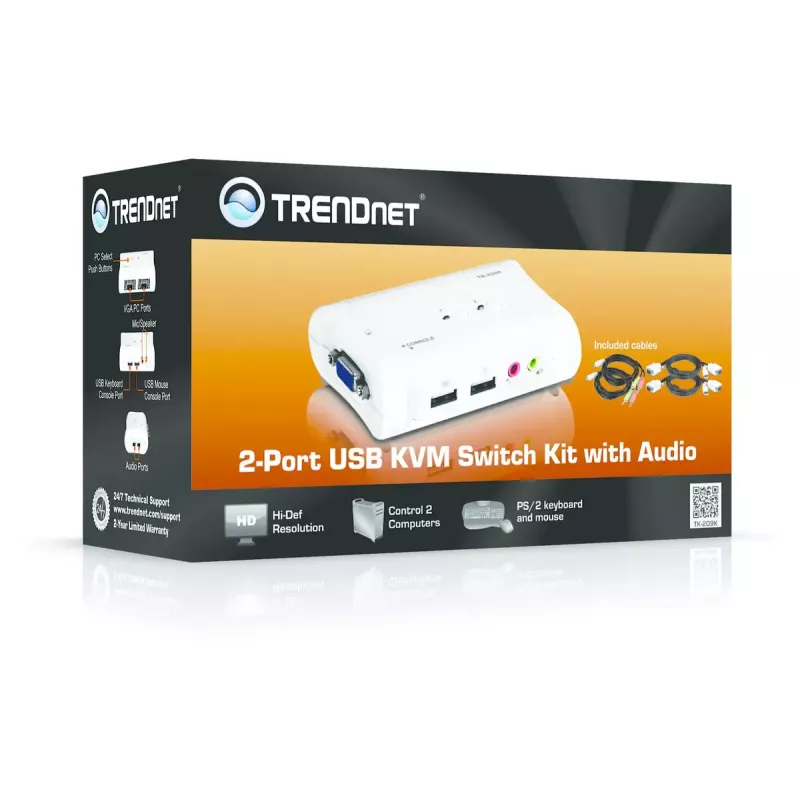 KVM-kytkin Trendnet TK-209K