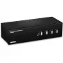 KVM-kytkin Trendnet TK-440DP musta hopea