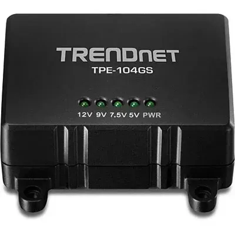 Verkkojakaja Trendnet TPE-104GS musta Power over Ethernet PoE