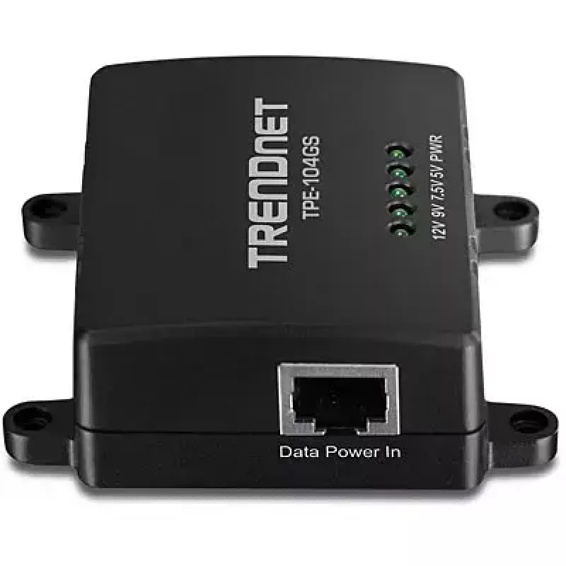 Verkkojakaja Trendnet TPE-104GS musta Power over Ethernet PoE
