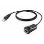 ATEN UC232BF sarjakaapeli musta 1,2 m USB Type-A RJ-45