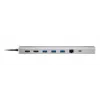 USB-keskitin ATEN UH3240 Type-C hopea 3,5mm HDMI RJ-45 USB 3.2