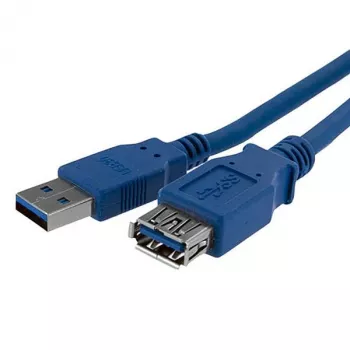 StarTech.com 1 m sininen SuperSpeed USB 3.0 -jatkokaapeli A-A - M/F