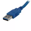 StarTech.com 1 m sininen SuperSpeed USB 3.0 -jatkokaapeli A-A - M/F