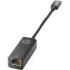 HP USB-C - RJ45-sovitin, USB Type-C, RJ-45, pistoke, musta, Business, Windows 10, Windows 7, Windows 8, Windows 8.1