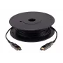 ATEN 10M True 4K HDMI Active Optical -kaapeli, 10 m, HDMI Type-D (Micro), HDMI Type-D (Micro), 3D, 18 Gbit/s, musta