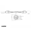 HDMI-kaapeli ATEN VE7834A 60 m Type-A Type-D 18 Gbit/s musta