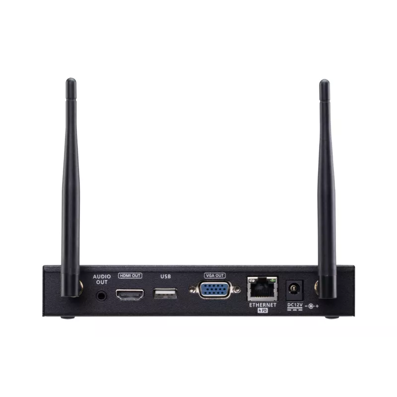 ATEN 4K langaton esityskytkin pöytämalli musta HDMI VGA Wi-Fi 5