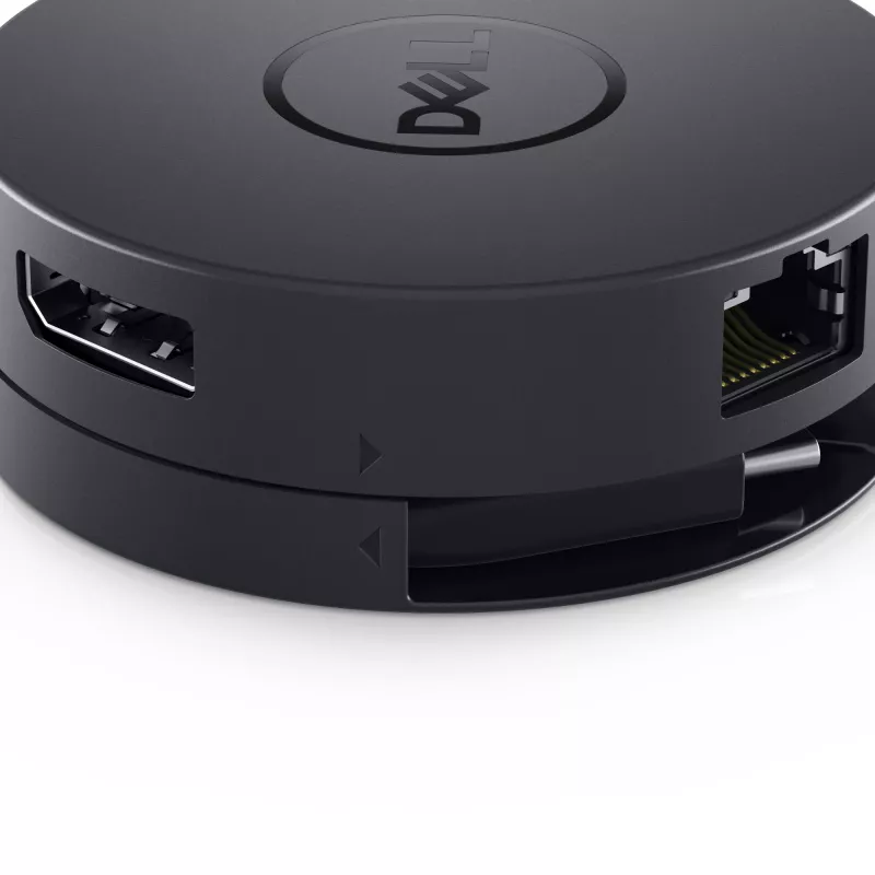 DELL DA300 langallinen USB 3.2 Gen 2 (3.1 Gen 2) Type-C musta
