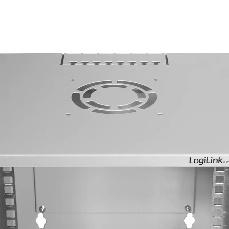 Seinäkiinnitteinen räkki LogiLink W66Z30G 6U harmaa 30 kg IP20