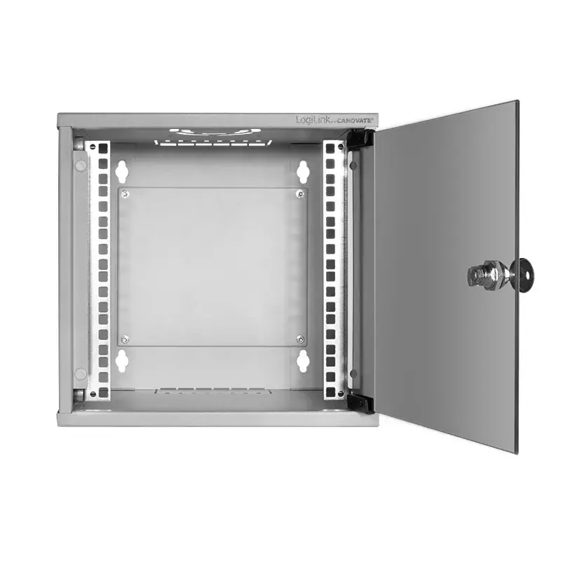Seinäkiinnitteinen räkki LogiLink W66Z30G 6U harmaa 30 kg IP20