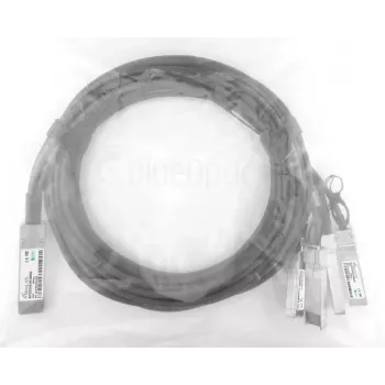 DAC-kaapeli BlueOptics X4DACBL3-BL 3 m QSFP 4x SFP+ musta