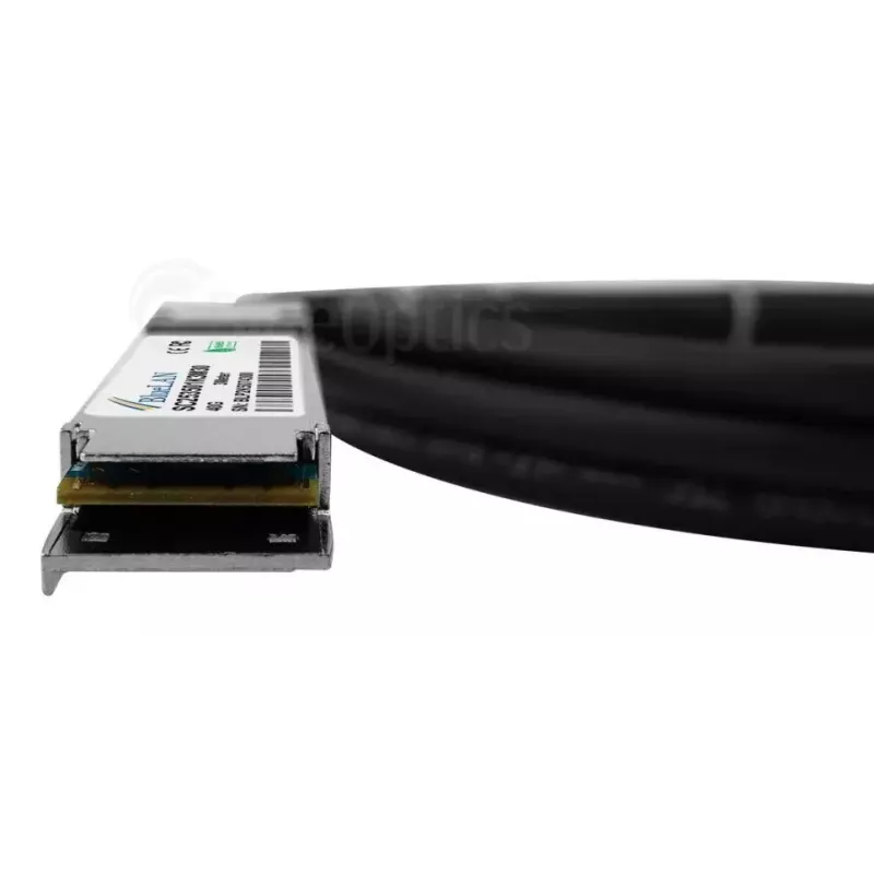 DAC-kaapeli BlueOptics X4DACBL3-BL 3 m QSFP 4x SFP+ musta