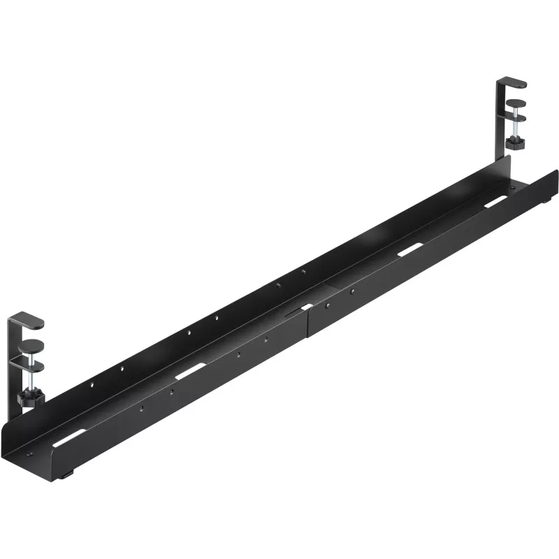 InLine yleinen kaapelikouru 3-asentoinen (80/100/120 cm) pöydän alle asennettava, musta