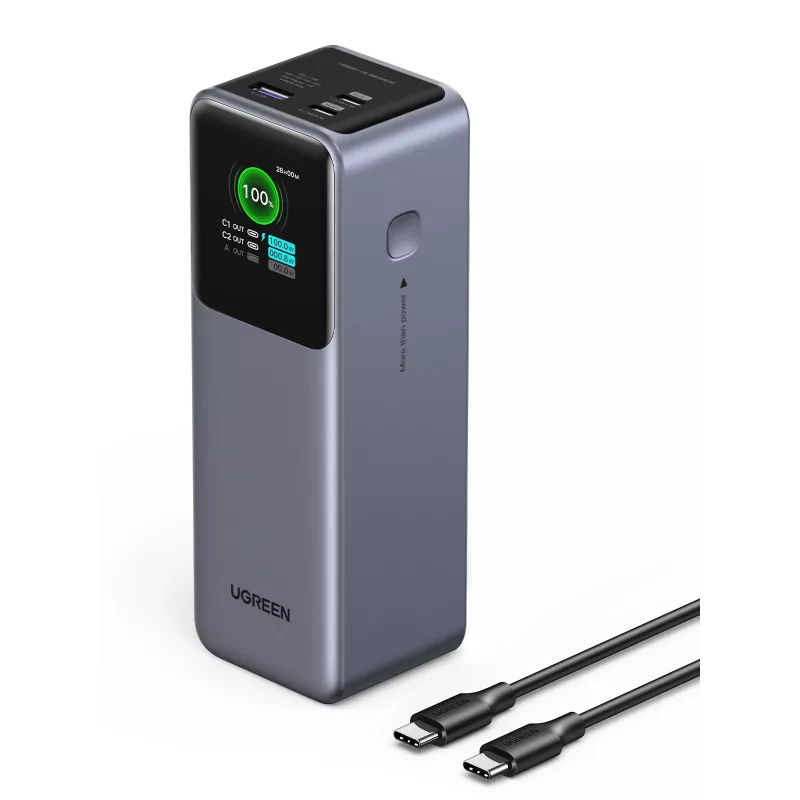 Ugreen 25000mAh 200W pikalataus varavirtalähde harmaa