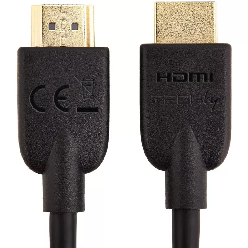 Techly ICOC HDMI2-4-050T HDMI-kaapeli 5 m HDMI tyyppi A (vakio) musta