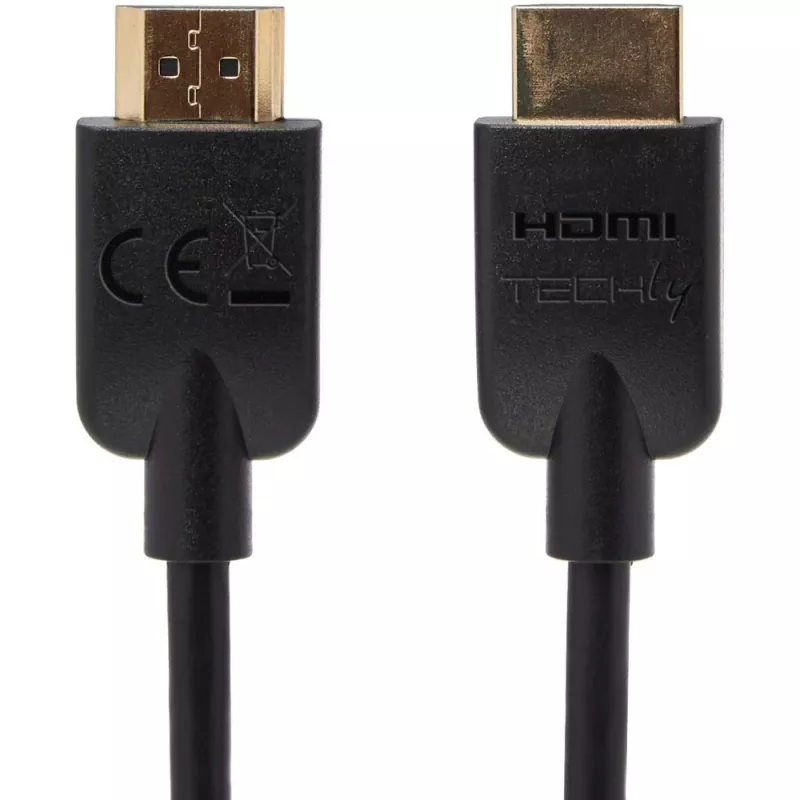 Techly ICOC HDMI2-4-050T HDMI-kaapeli 5 m HDMI tyyppi A (vakio) musta