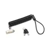 Kensington Slim NanoSaver 2.0 kannettava avainlukko hopea musta 1,8 m