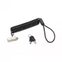 Kensington Slim NanoSaver 2.0 kannettava avainlukko hopea musta 1,8 m