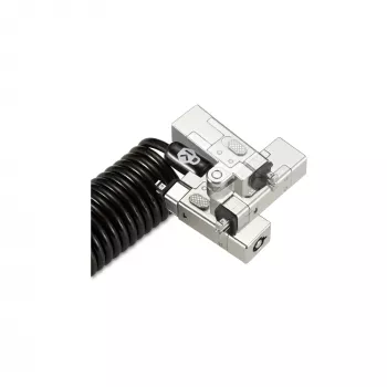 Kensington Slim NanoSaver 2.0 kannettava avainlukko hopea musta 1,8 m