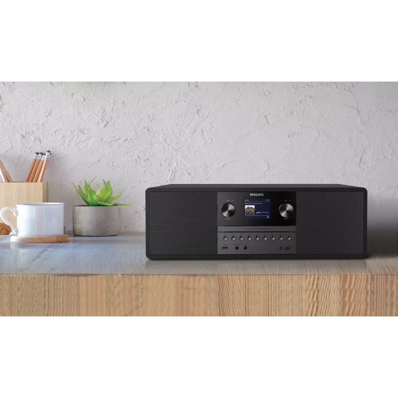 Philips TAM6805 musiikkijärjestelmä internetradiolla, DAB+, Bluetooth, CD, USB ja Spotify Connect