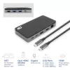 ACT USB-C 4K MST -telakka 2 HDMI-näytölle, Ethernet, USB-C, 3x USB-A, PD-läpivienti ja 1 metrin irrotettava liitäntäkaapeli