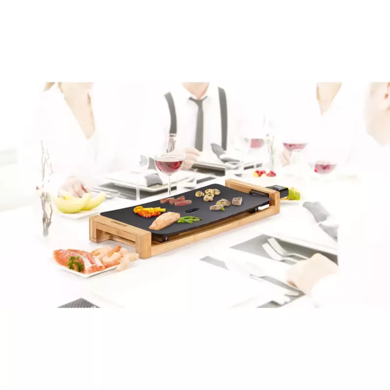 Pöytäkeittolevy Princess 103026 Table Chef Pure Black alumiini bambu musta 220W