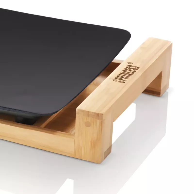 Pöytäkeittolevy Princess 103026 Table Chef Pure Black alumiini bambu musta 220W