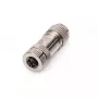 Digitus CAT 6A M12 X-coded -liitin (naaras), IP67, kenttäasennettava