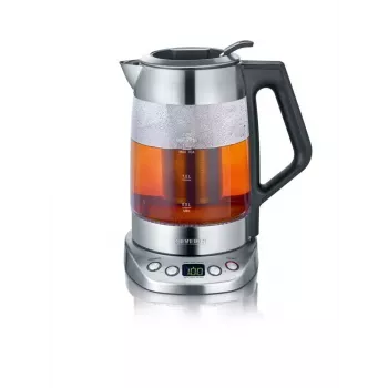 Vedenkeitin Severin 1,7 L 3000 W musta ruostumaton teräs