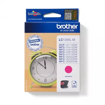 Brother LC125XLM mustekasetti 1 kpl alkuperäinen Extra (Super) High Yield magenta