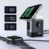 Laturi UGREEN 45775 — langaton AC-pikalaturi sisäkäyttöön, yleinen, 1× USB-C, musta/harmaa