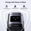 Laturi UGREEN 45775 — langaton AC-pikalaturi sisäkäyttöön, yleinen, 1× USB-C, musta/harmaa