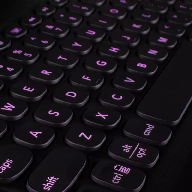 ZAGG Pro Keys -näppäimistö Apple iPad Pro 11 (M4/M5) -tabletille, Charcoal, UK-asettelu