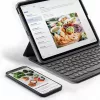 ZAGG Pro Keys -näppäimistö Apple iPad Pro 11 (M4/M5) -tabletille, Charcoal, UK-asettelu